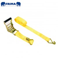 50mm/5m/3Ton Heavy Duty Ratchet Strap with 2pcs double J hooks