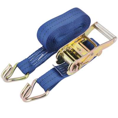 5 Ton Double  J Hook Ratchet Tie Down Strap