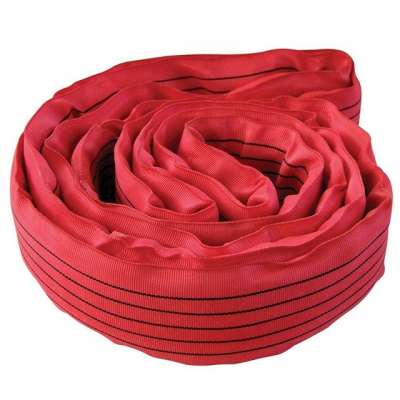 13200lb Red Double Jacket Round Sling